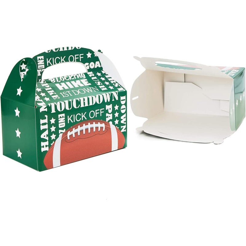 BLUE PANDA Football Snack Bags-24-Pack, 6.15 x 3.55 x 3.5 In, Multicolor Paper Containers - Football Treat Boxes for Birthday & Touchdown Parties - Image 5